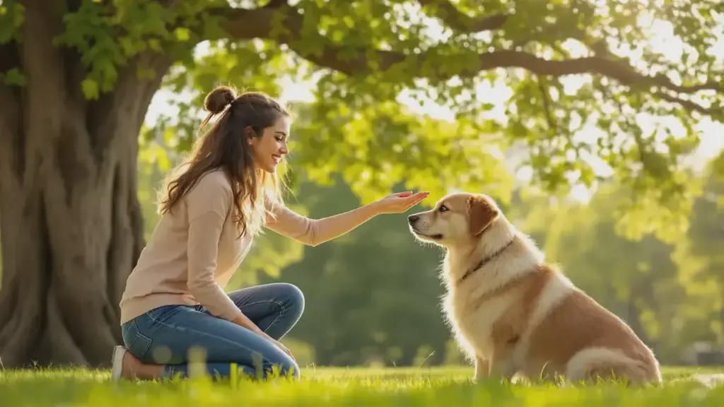 At kæle din hund på denne måde kan skade dens opdragelse ifølge en hundetræner